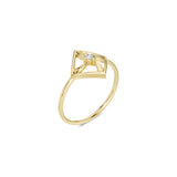 Flat On The Finger Ring