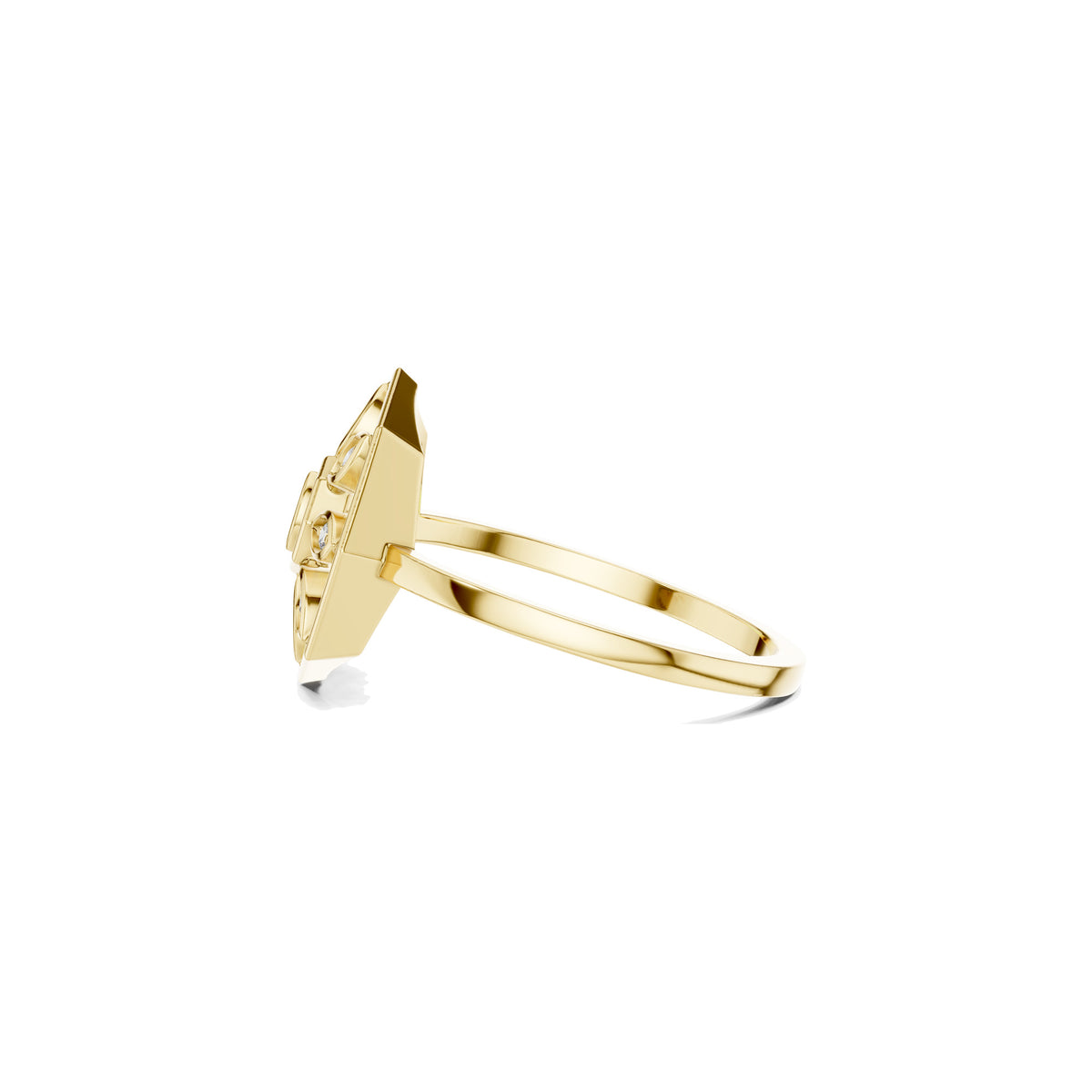Across The Finger Ring, side view