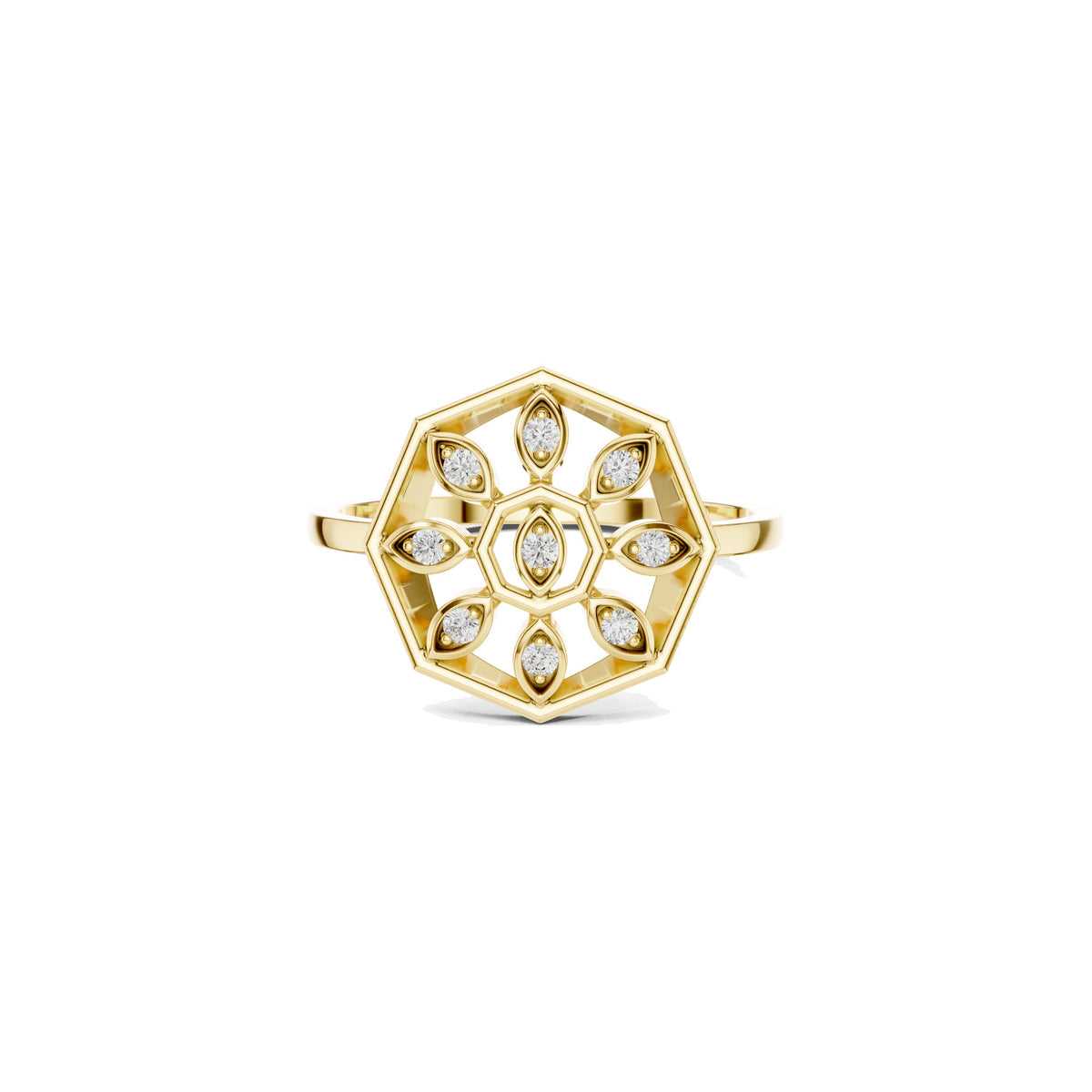 Across The Finger Ring, back view
