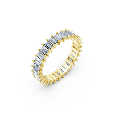 Baguettes Right Round The Finger Ring