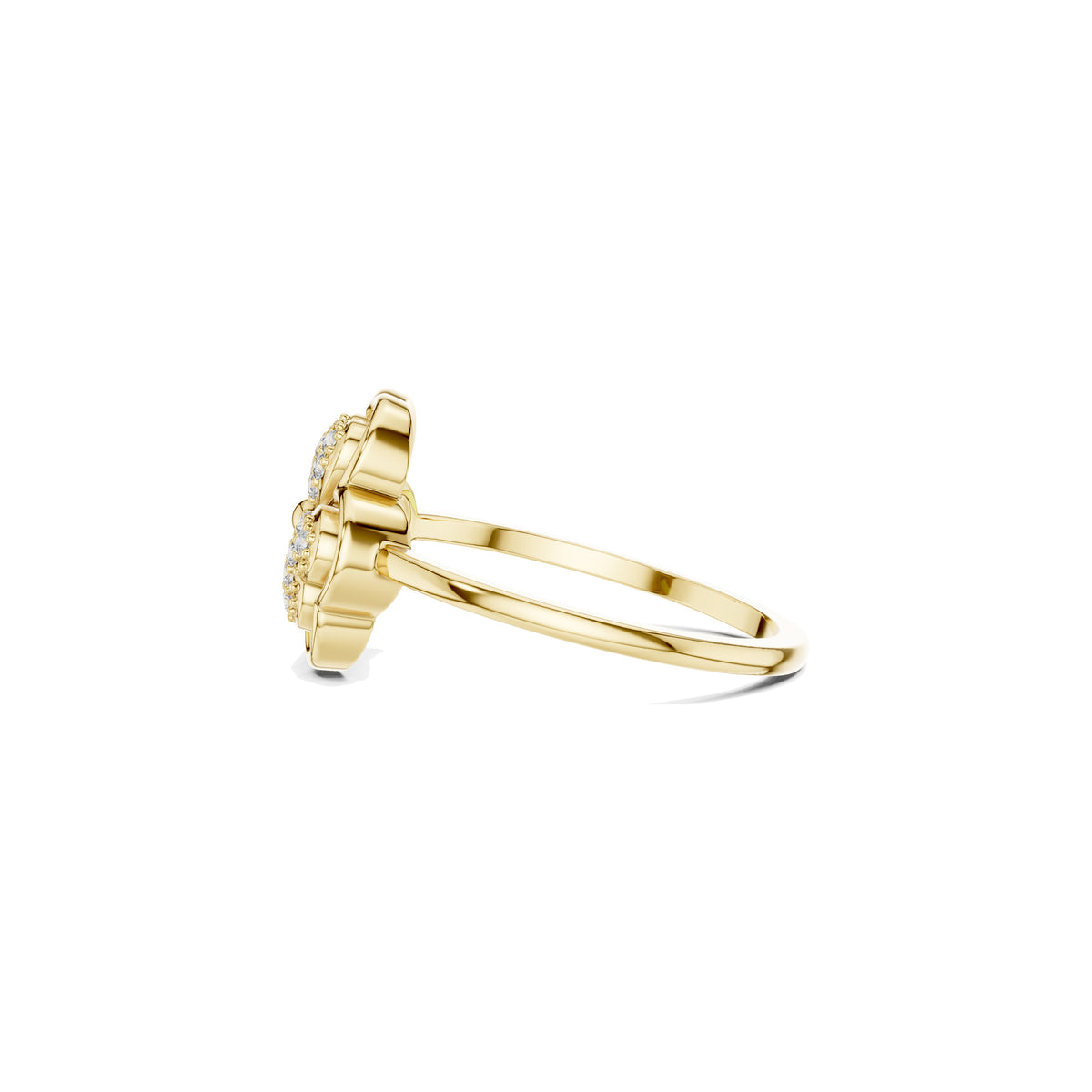 Between The Knuckles Ring, side view