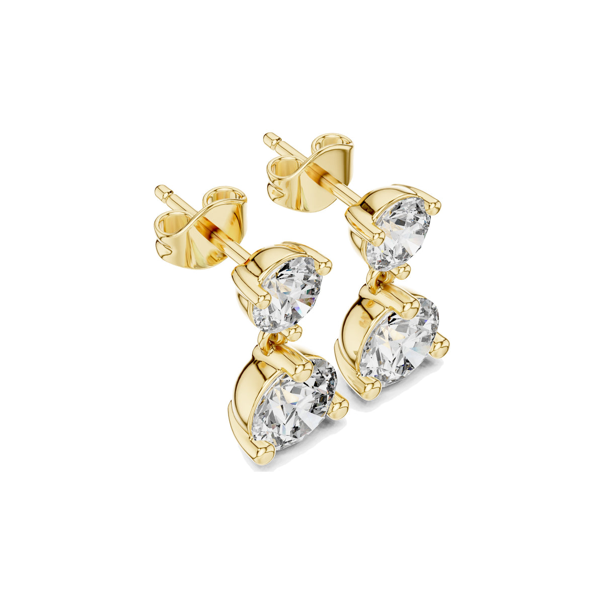 Just Off The Lobe Earrings, three-quarter view
