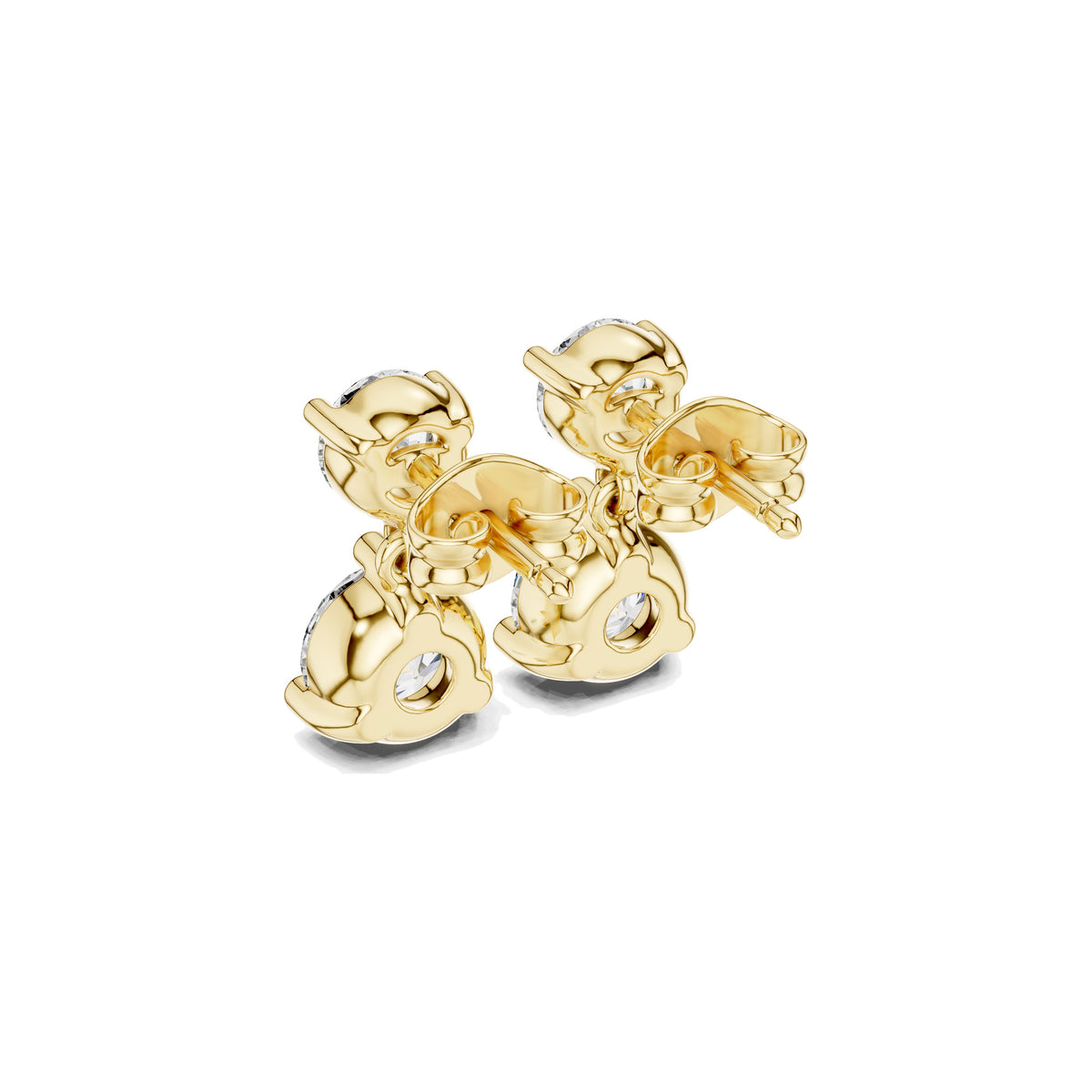 Just Off The Lobe Earrings, side view