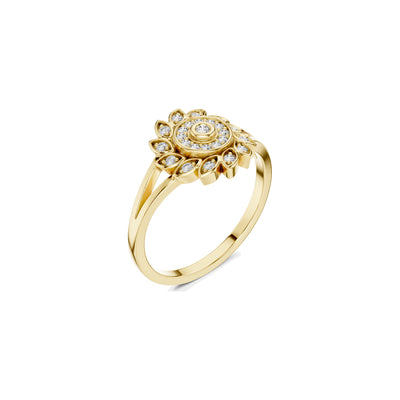 Low On The Finger Ring