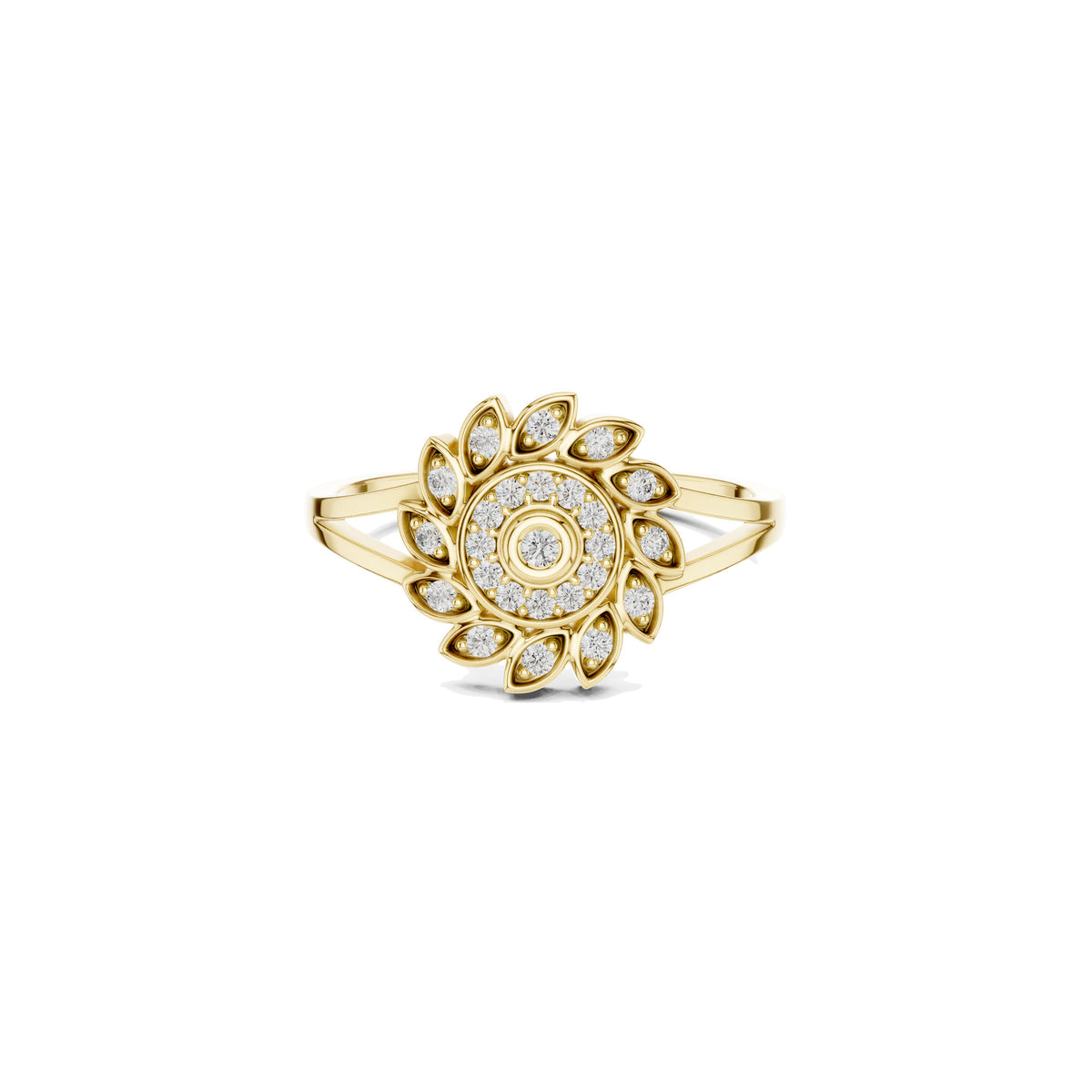 Low On The Finger Ring, back view