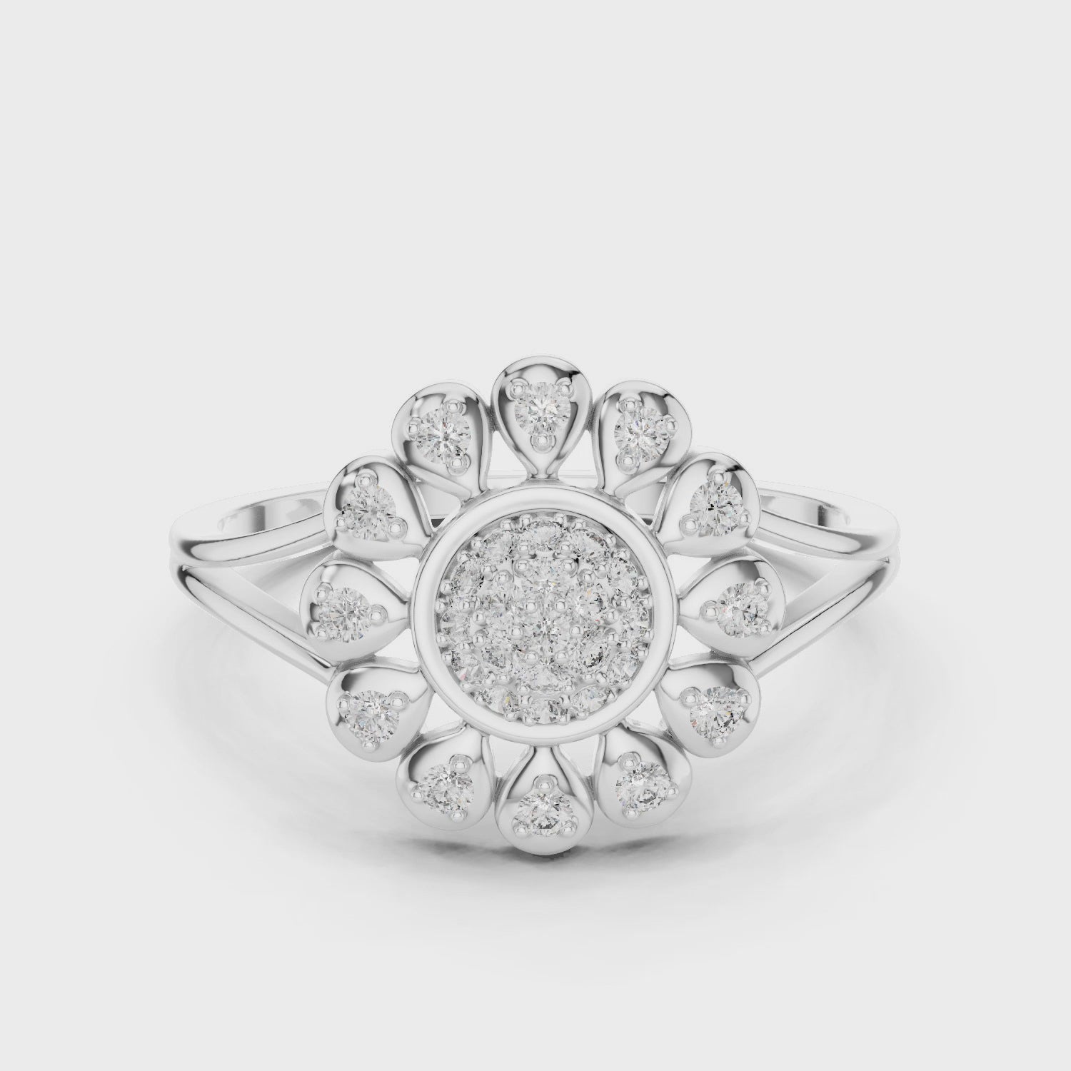 Off The Finger Ring turning, 18KT yellow gold