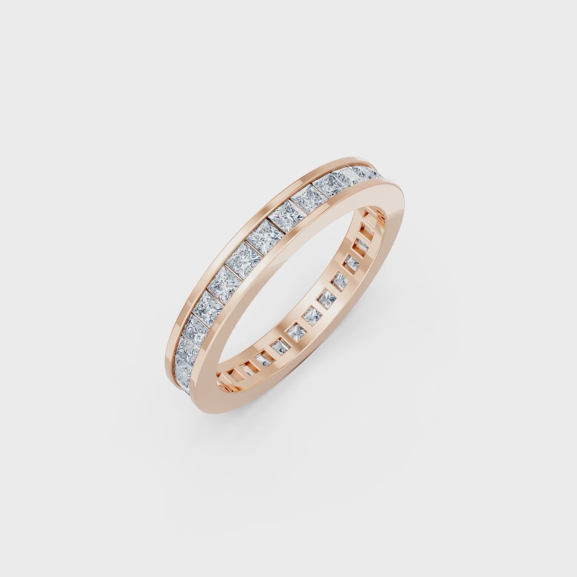 Right Round The Finger Ring turning, rose gold