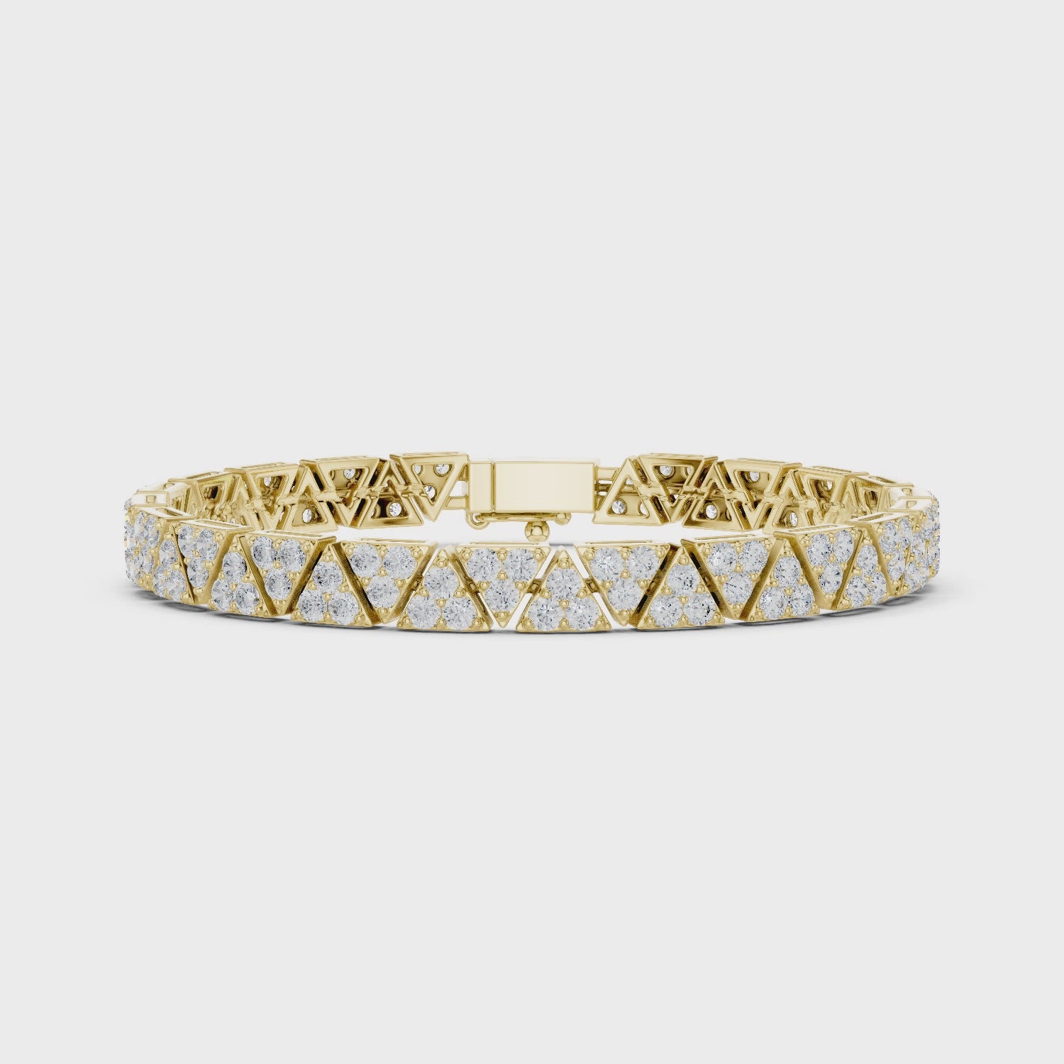 Right Round The Wrist Bracelet turning, 18KT yellow gold