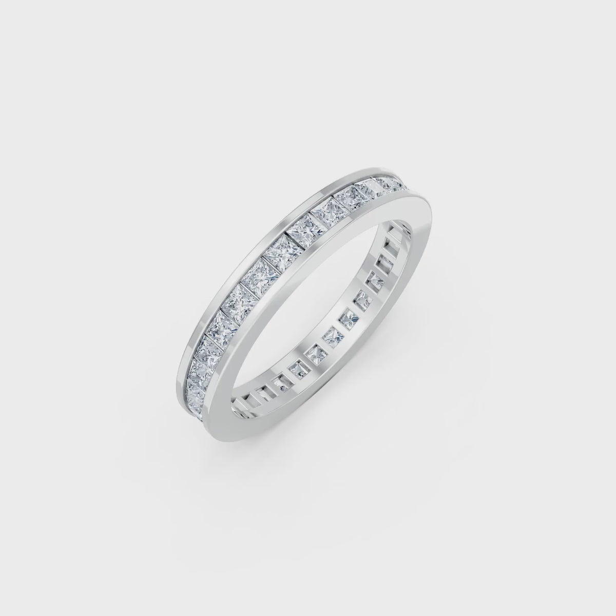 Right Round The Finger Ring turning, white gold