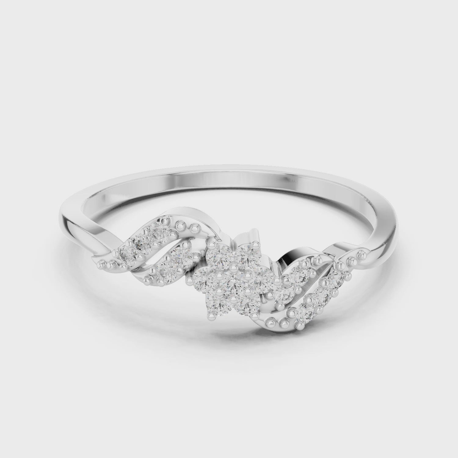 Along The Finger Ring turning, 18KT yellow gold