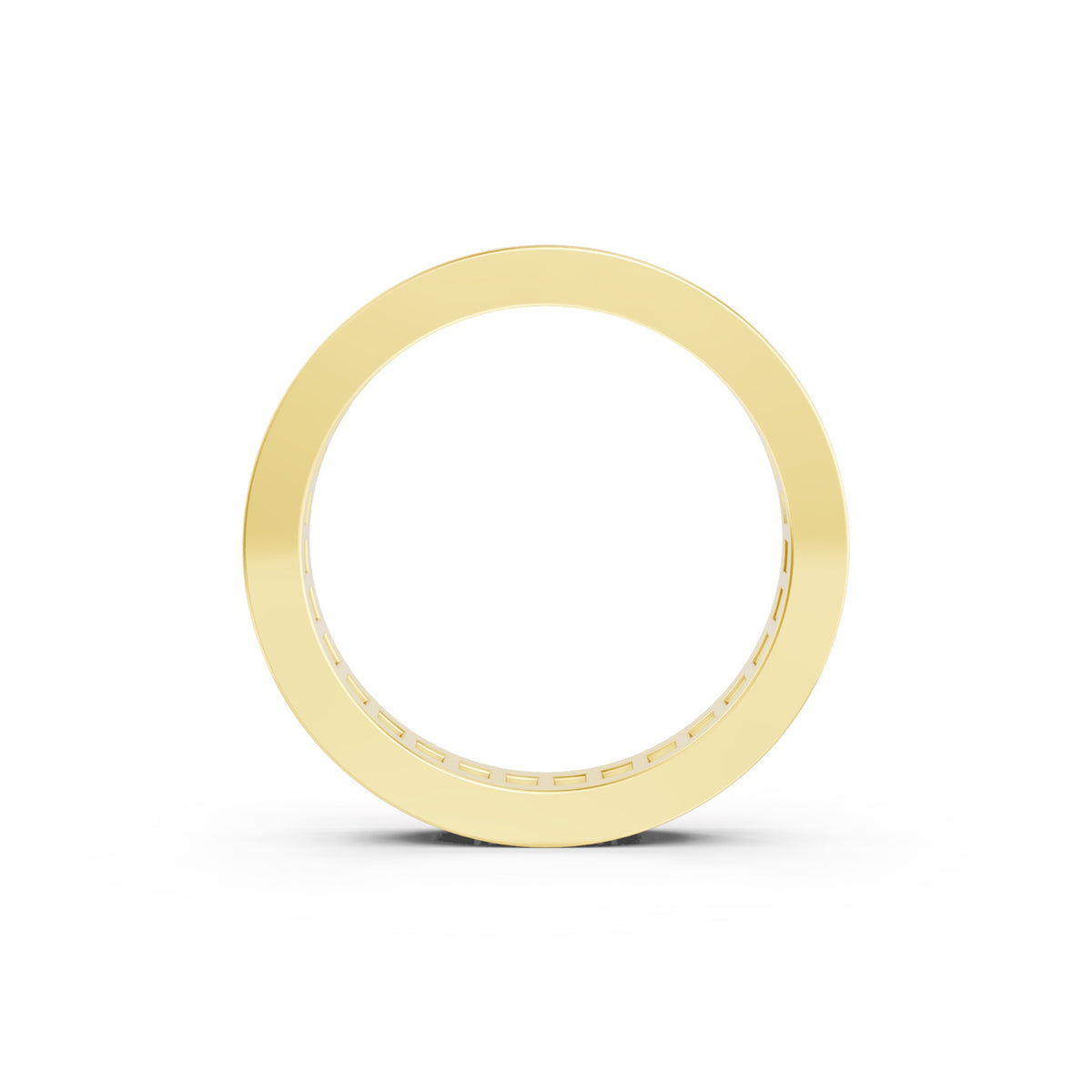 Right Round The Finger Ring in 18KT yellow gold, front view