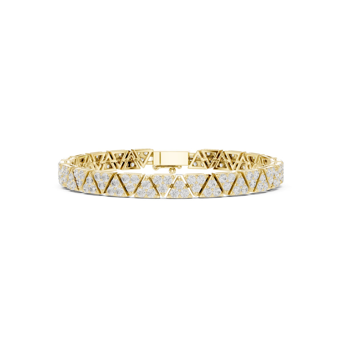 Right Round The Wrist Bracelet in 18KT yellow gold, clasp detail