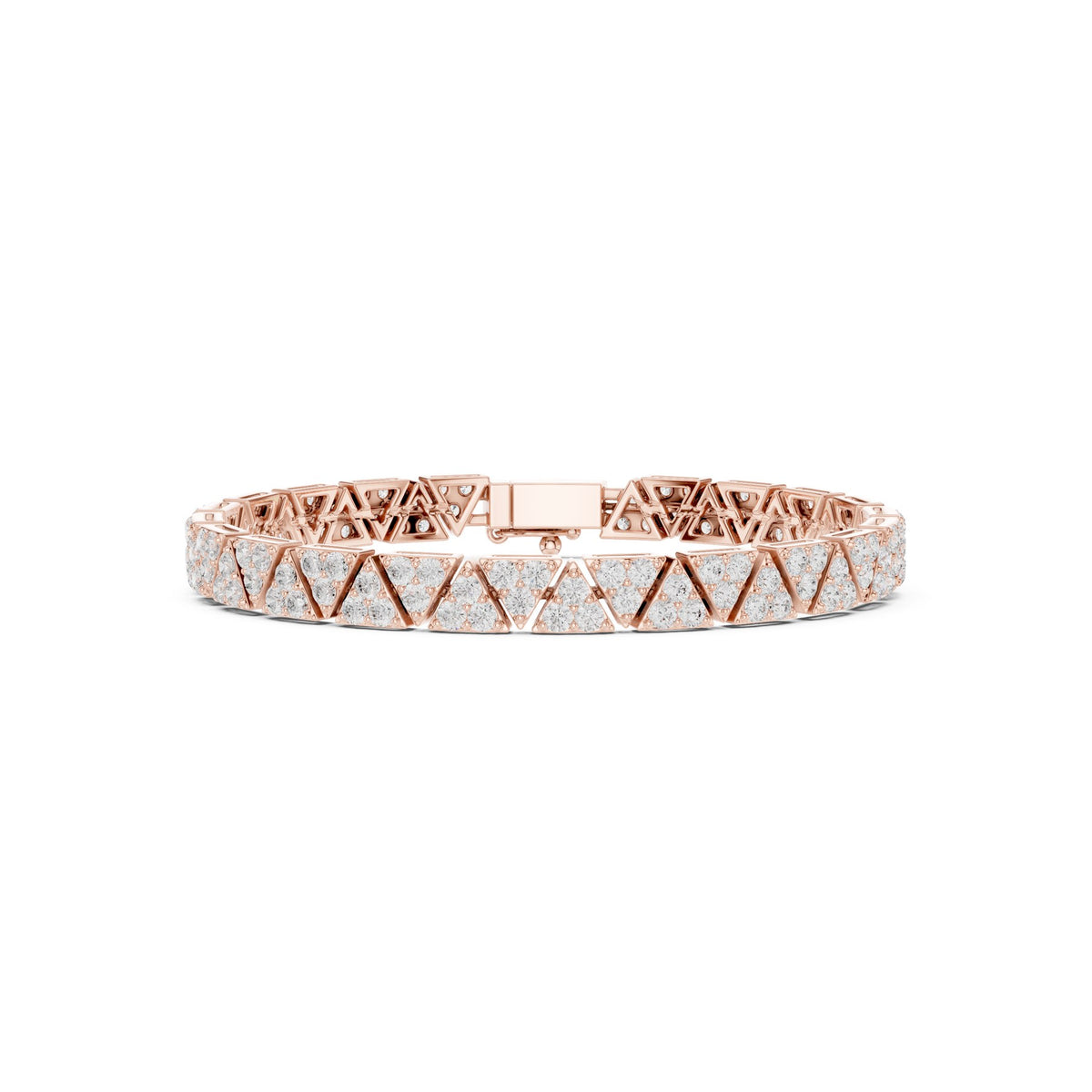 Right Round The Wrist Bracelet in rose gold, clasp detail