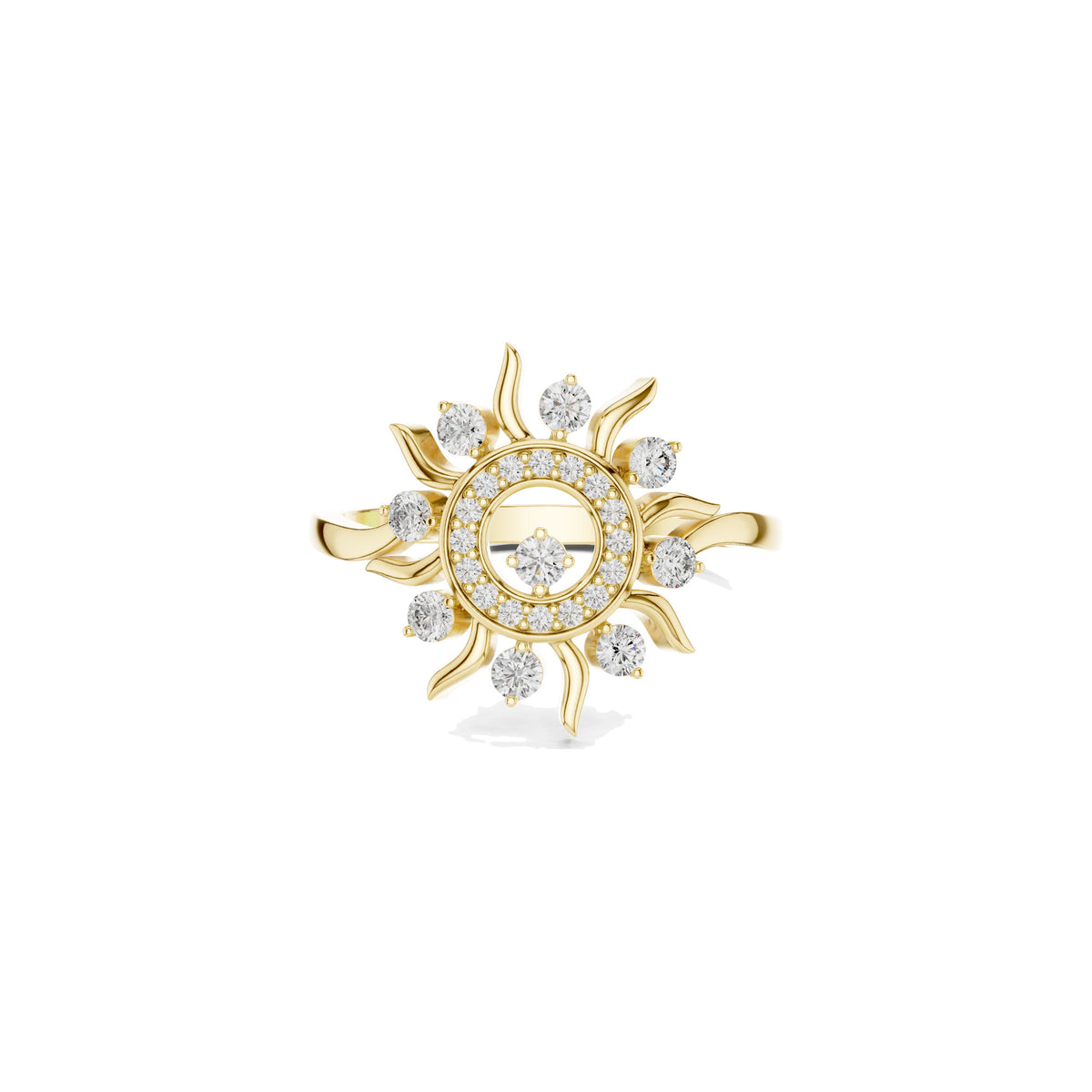 Spread Over The Finger Ring, back view